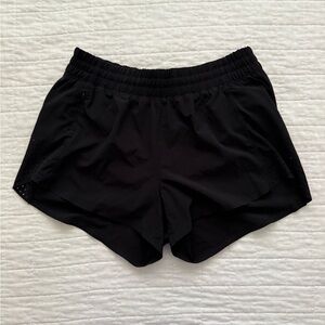 Women's Athleta Black Hustle 3” Athletic Shorts